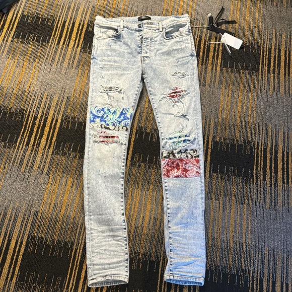 AMIRI Pajama Art Patch Jean - Picture 4 of 6